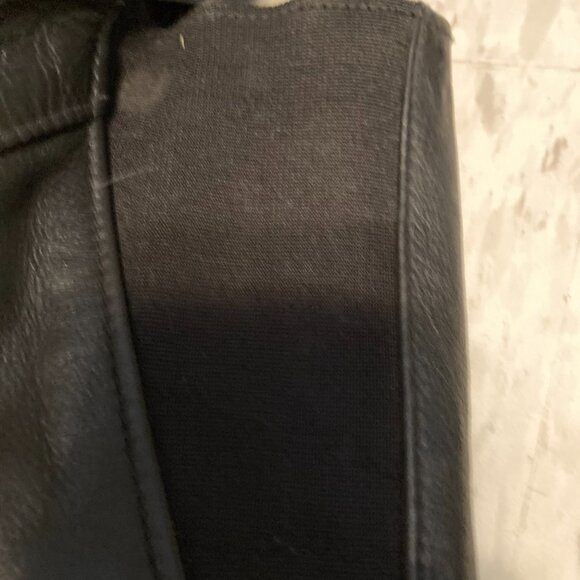 Ladies Harley Davidson Motorcycle Chaps w/ Heavy Elastic Thigh Insets - Picture 9 of 9